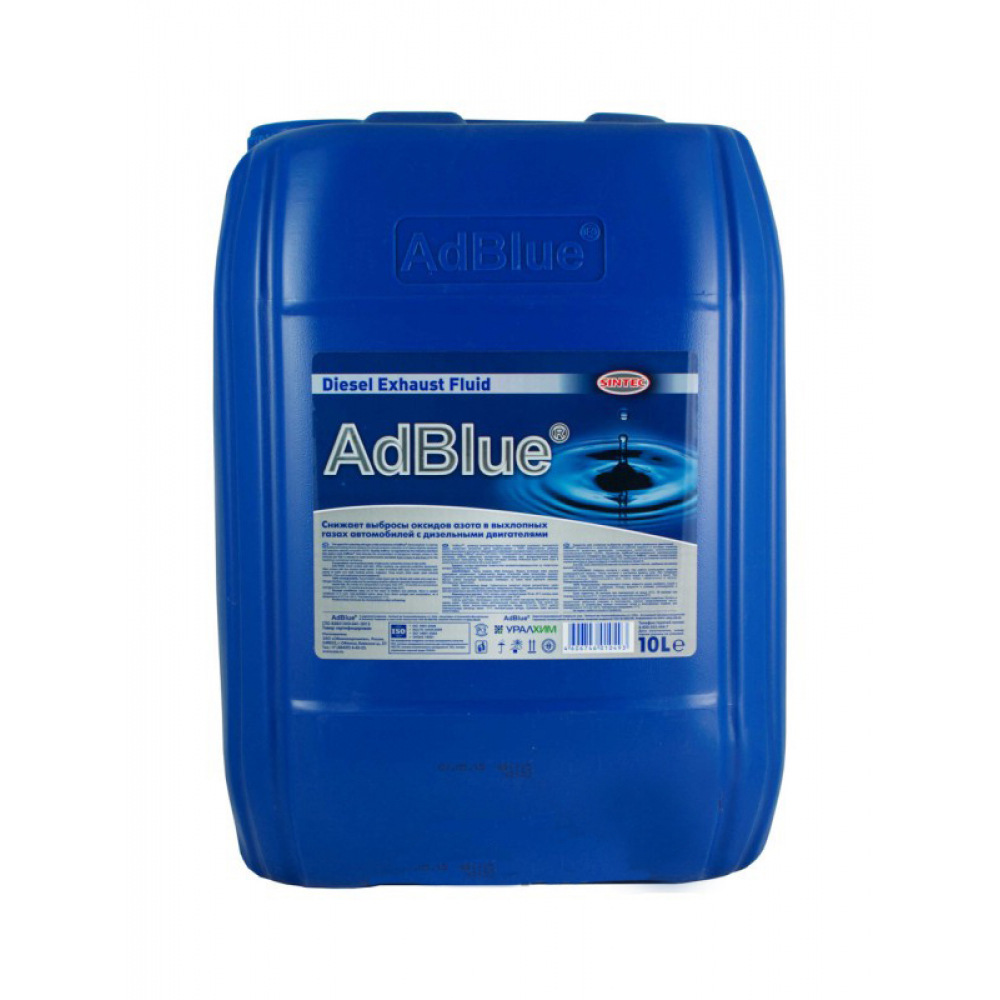 Раствор мочевины Sintec AdBlue 10л (допуск VDA, ISO 22241)